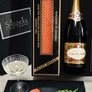 Balmoral Salmon Fillet  (300-400gm) & Branded Champagne