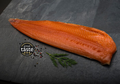 Alfred Enderby’s  traditionally smoked salmon (Approx 900g)