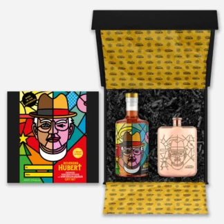 Winter Gin Liqueur (50cl) & Engraved Rose Gold Hip Flask